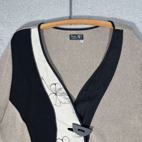 Tivoli Of Ireland Cardigan Knit Sweater Womens Size XXL Bohemian Lagenlook Artsy - Picture 7 of 16